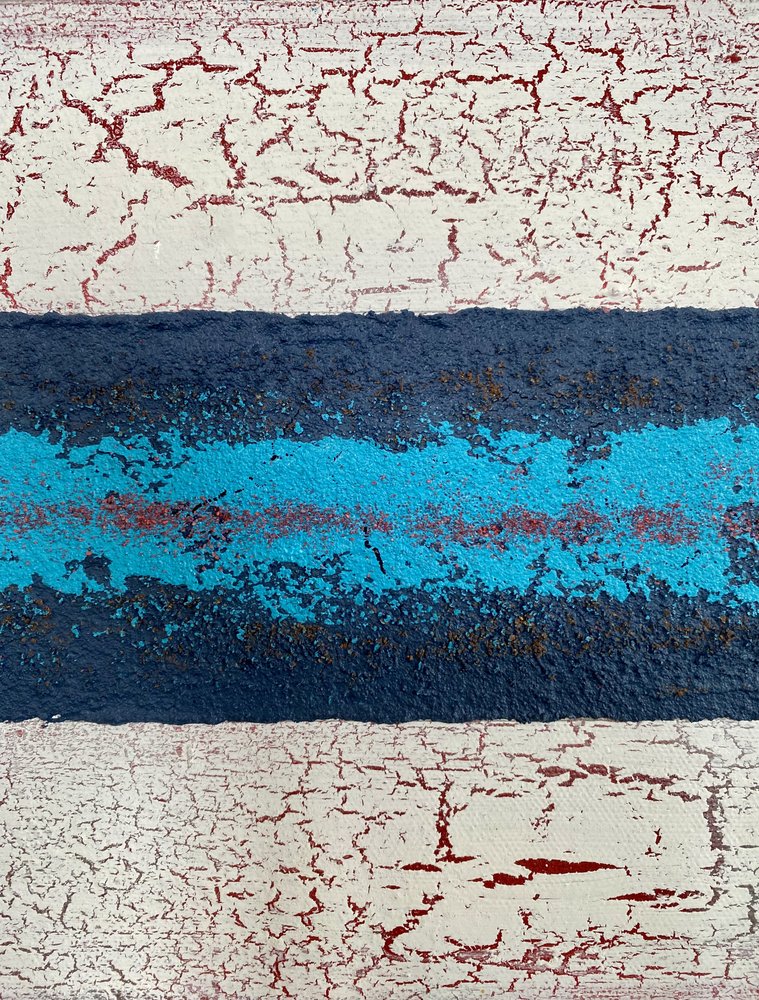 Rayures de peinture craquelée - Berit Pihl
