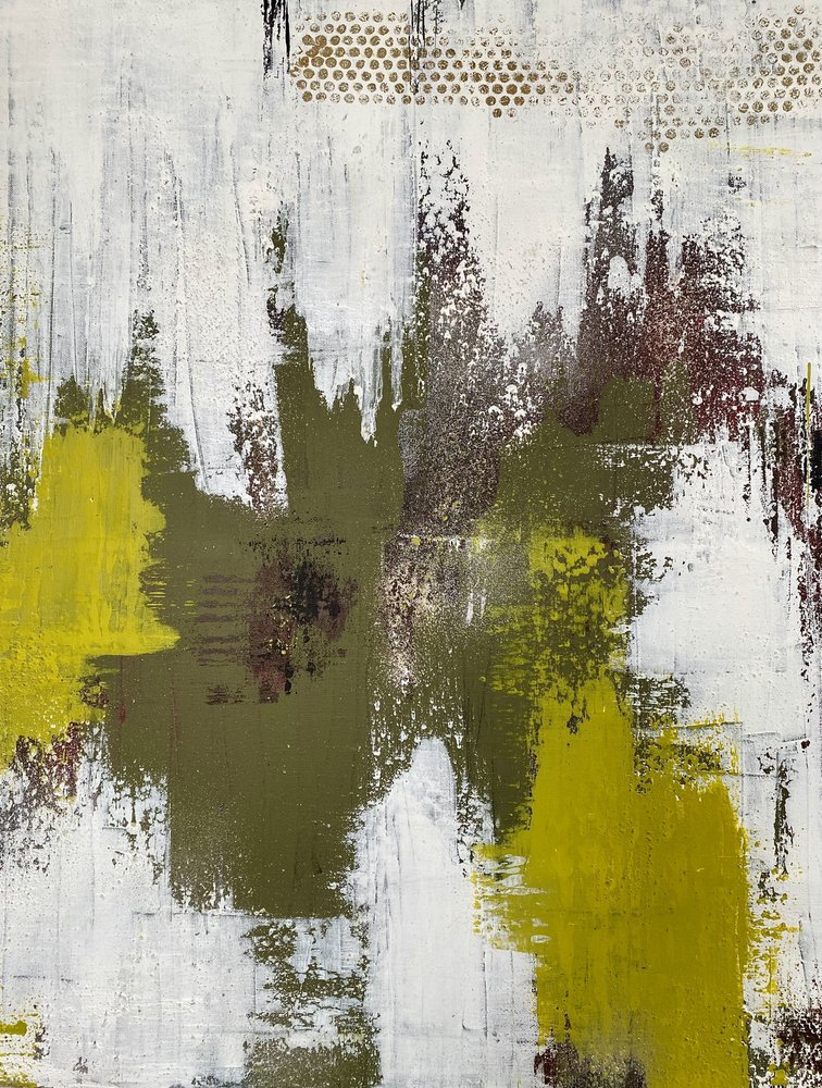 Texture abstraite verte moderne - Berit Pihl