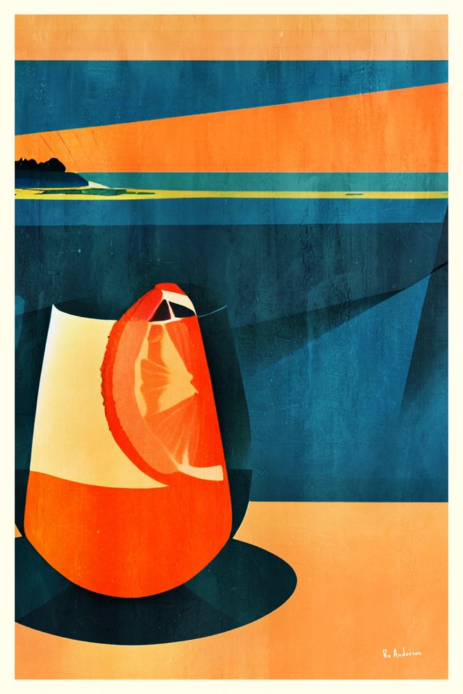 Cocktail « Coucher de soleil sur la côte » - Bo Anderson