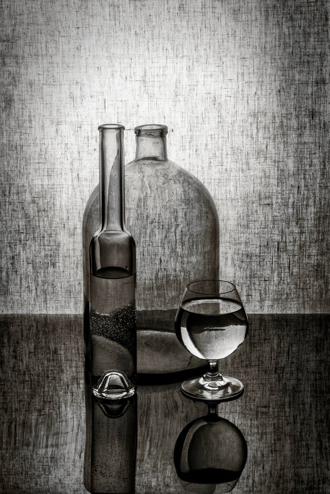 Reflets de bouteilles en verre - Brig Barkow