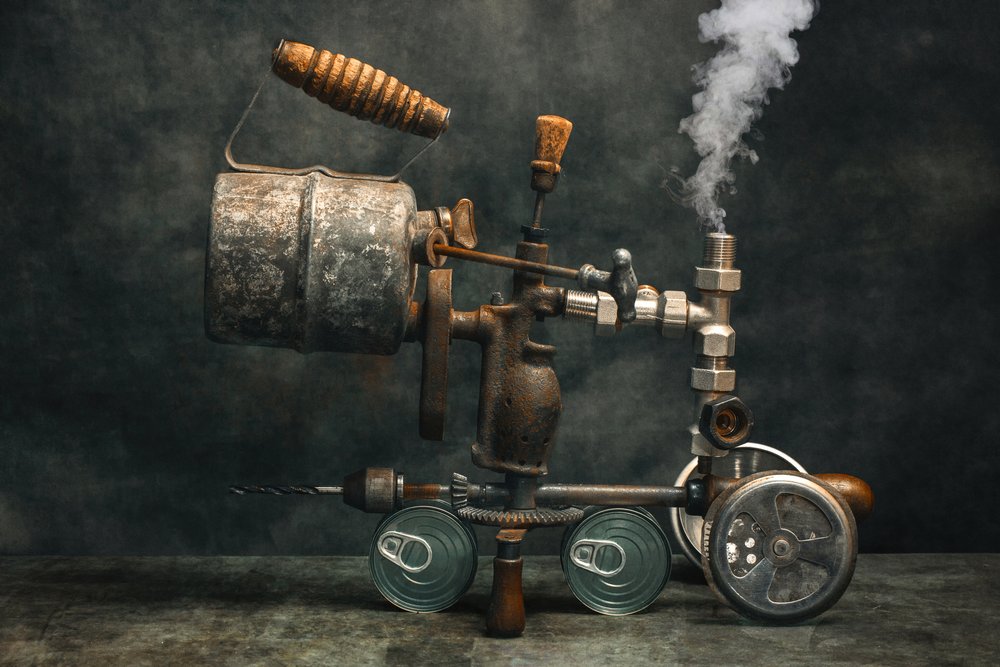 Machine à vapeur industrielle - Brig Barkow