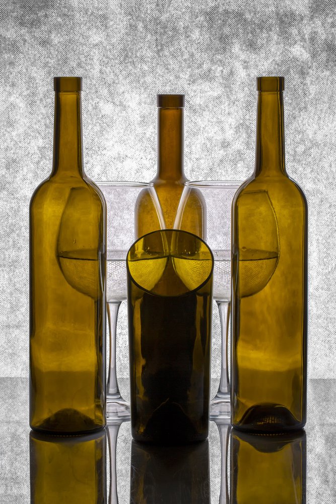 Nature morte aux bouteilles réfléchissantes - Brig Barkow