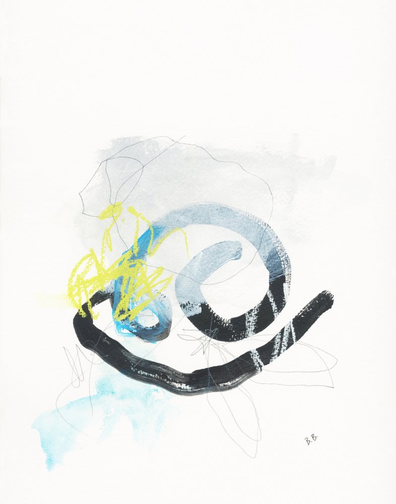 Tourbillons abstraits dynamiques - Bronwyn Baker