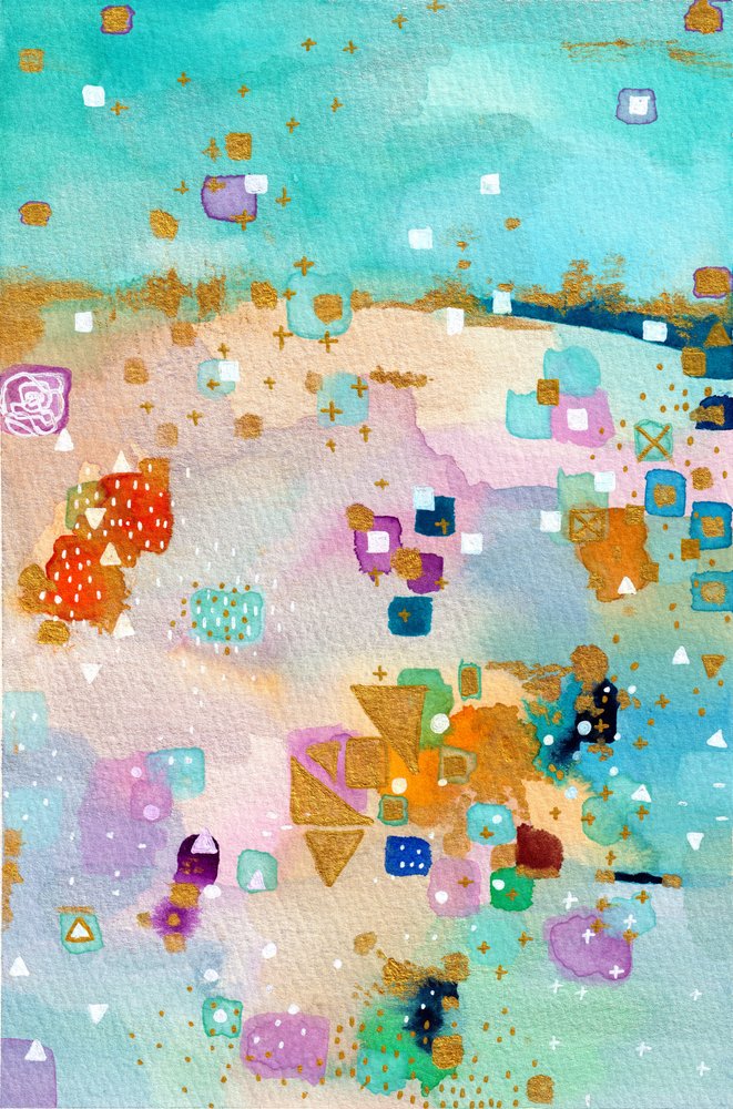 Or abstrait et onirique - Camille Contini