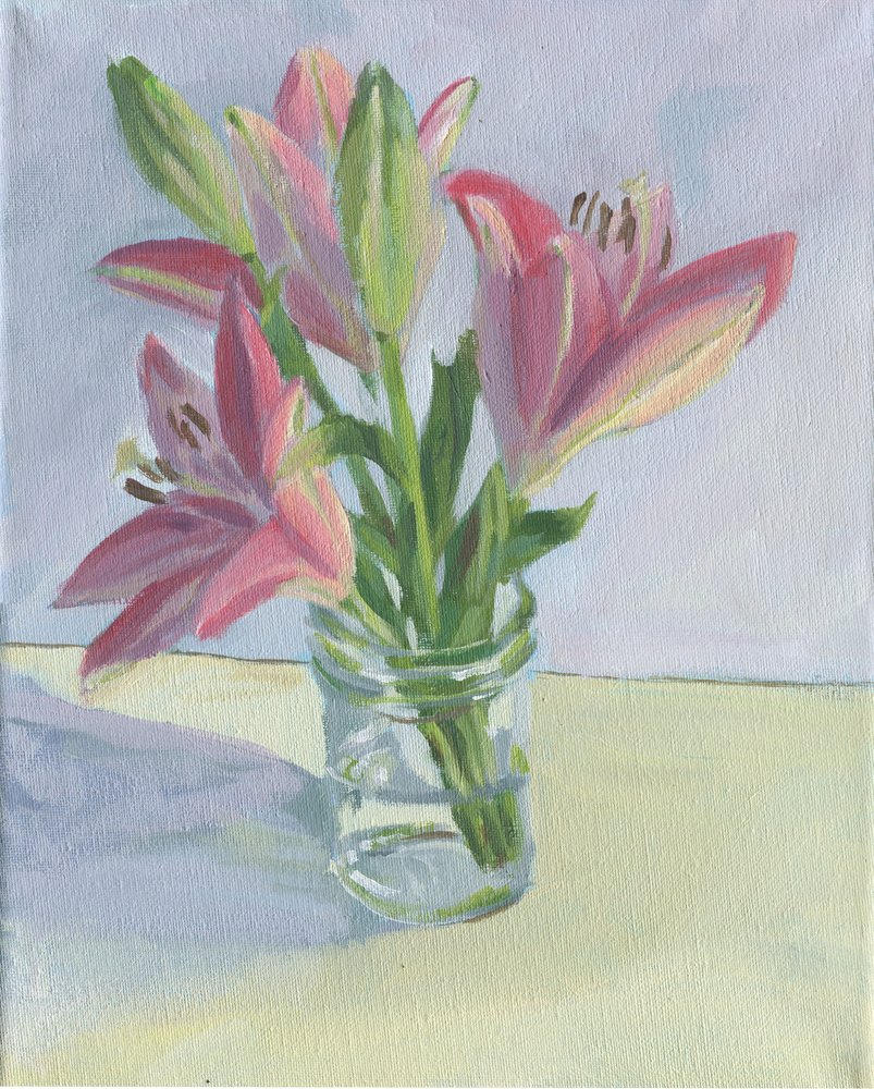 Lys roses frais - Carrie Arnold