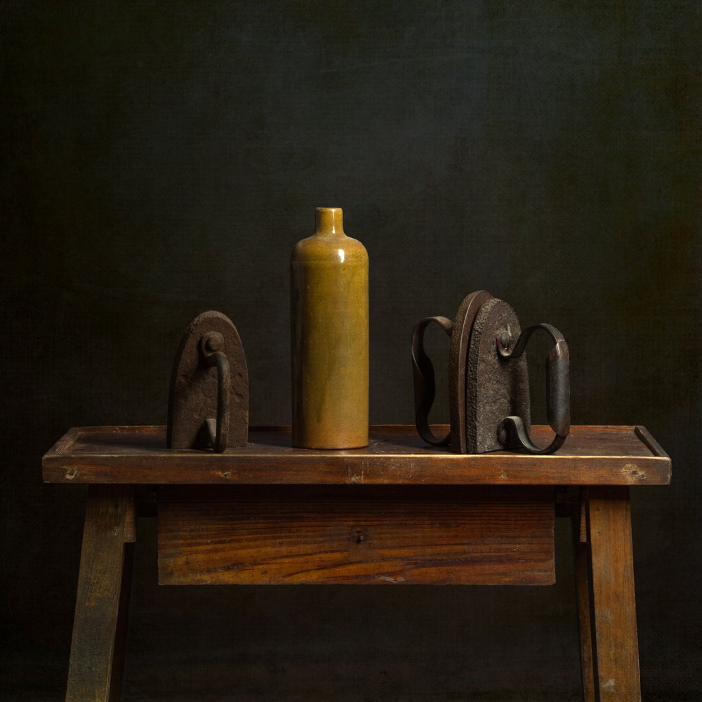 Nature morte vintage en fer - Christian MARCEL
