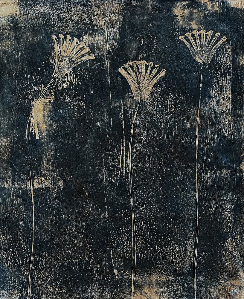 Fleurs bleu sarcelle - Christina Misuro