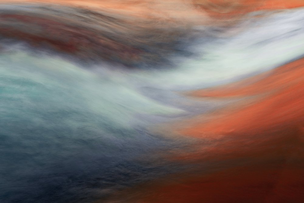 Vagues de couleurs abstraites - Christina Sillen