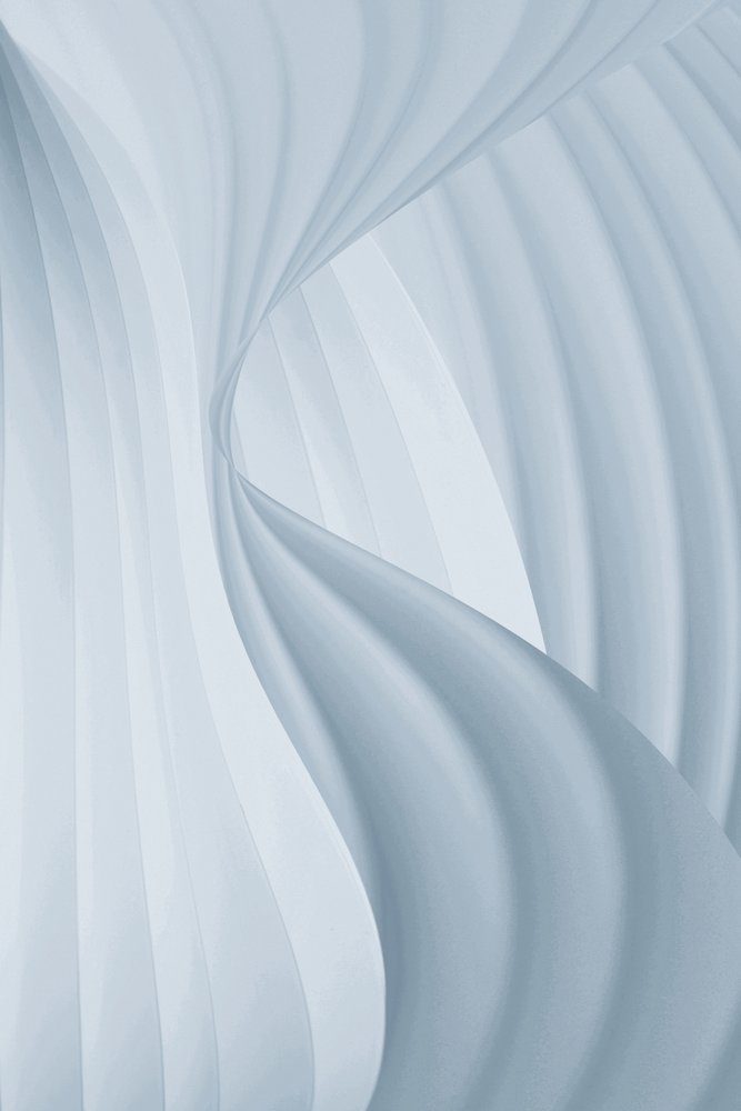 Courbes bleues fluides - Christina Sillen