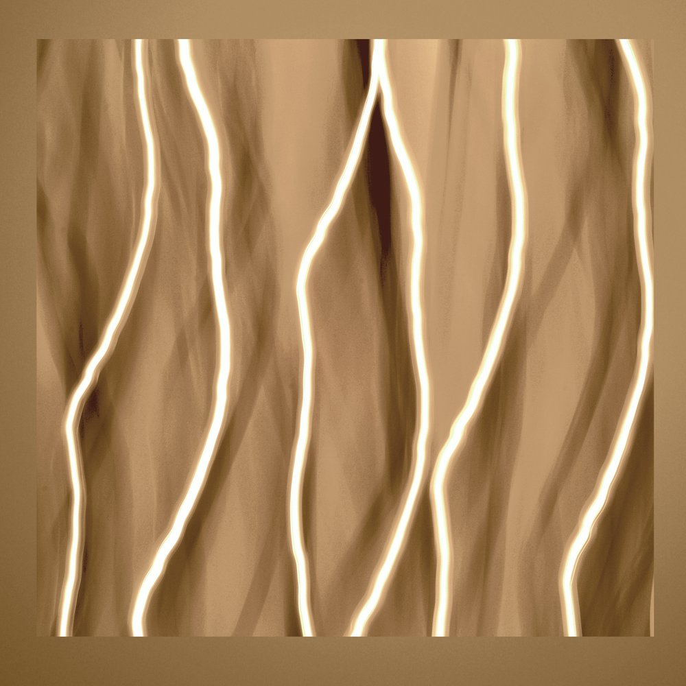 Lignes fluides dorées - Christina Sillen