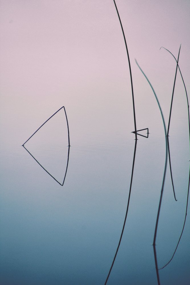 Reflet serein sur l
