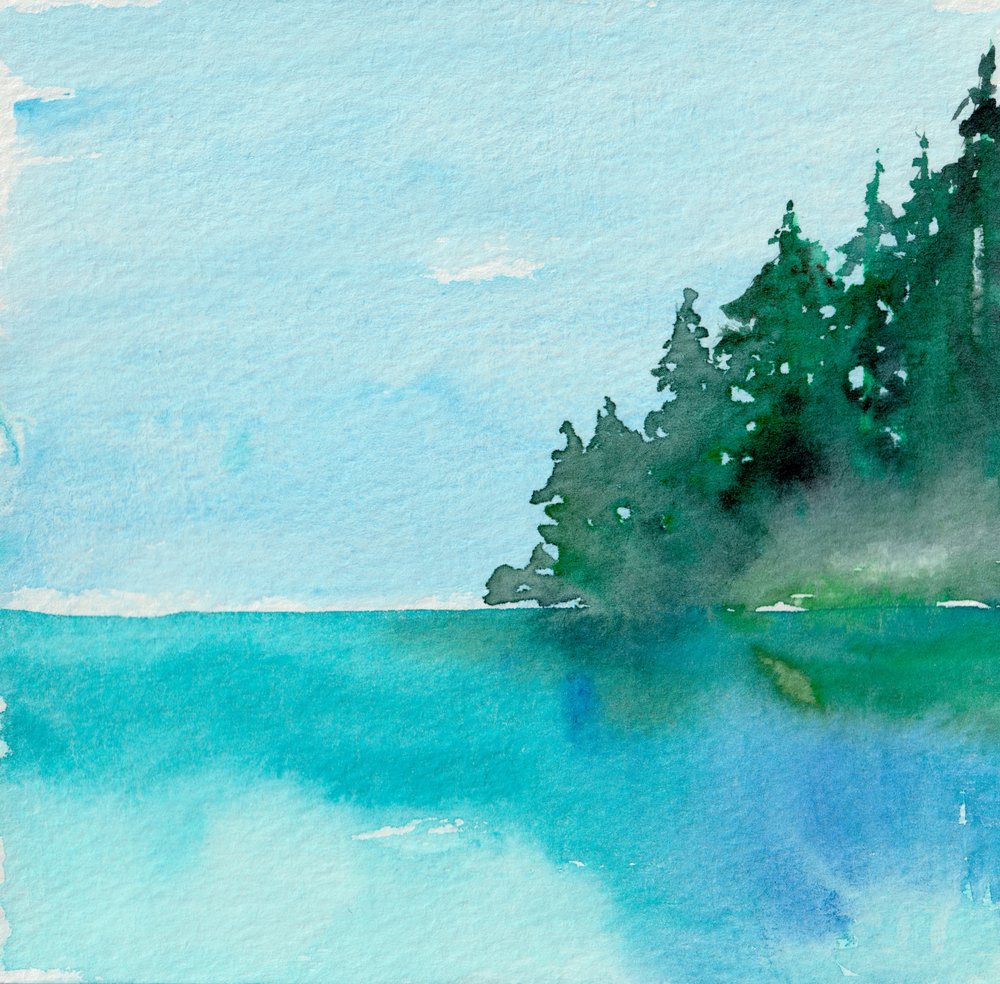 Reflet serein de la forêt - Christine Lindstrom