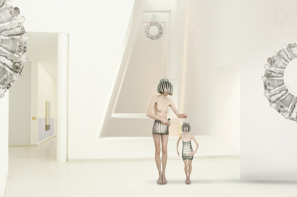 Figures minimalistes futuristes - Christine von Diepenbroek