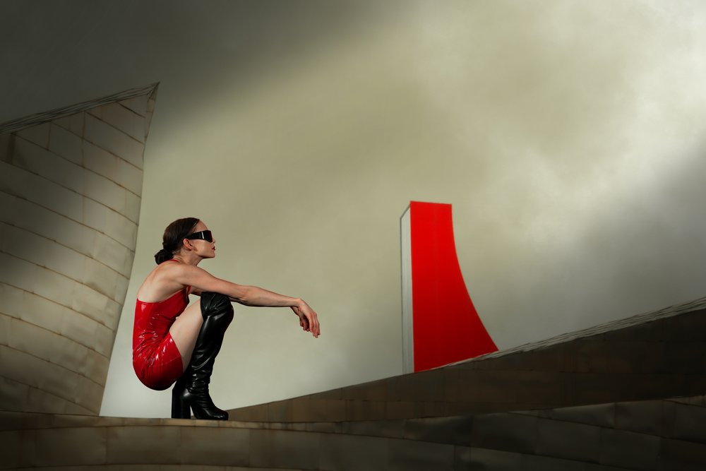 Robe rouge « Modern Woman » - Christine von Diepenbroek