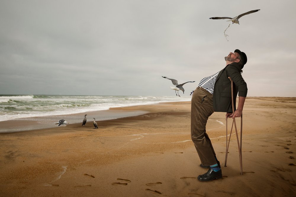 Une rencontre insolite sur la plage - Christine von Diepenbroek