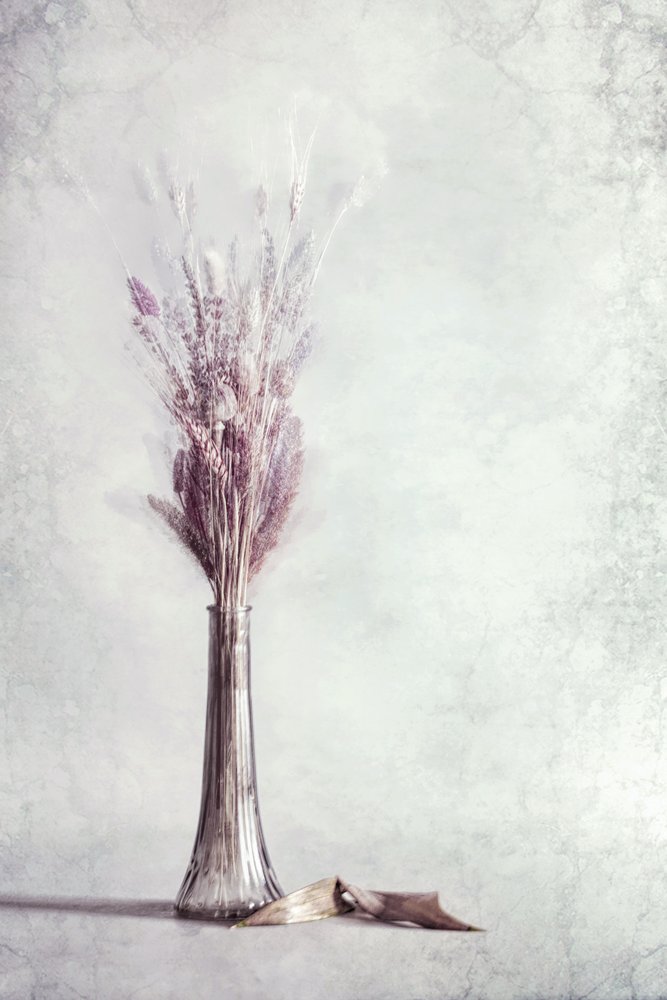 Nature morte éthérée à la lavande - Cicek Kiral