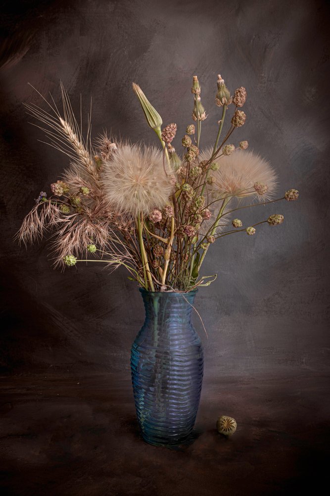 Nature morte botanique rustique - Cicek Kiral