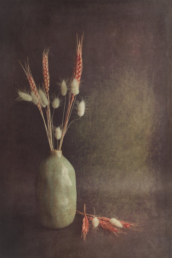 Composition rustique de fleurs séchées - Cicek Kiral