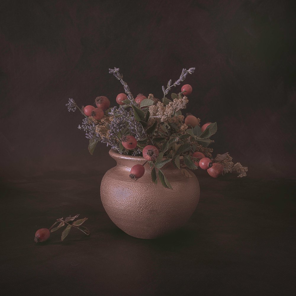 Bouquet rustique de cynorrhodons - Cicek Kiral