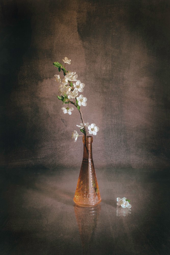 Vase « Fleurs de cerisier blanc » - Cicek Kiral