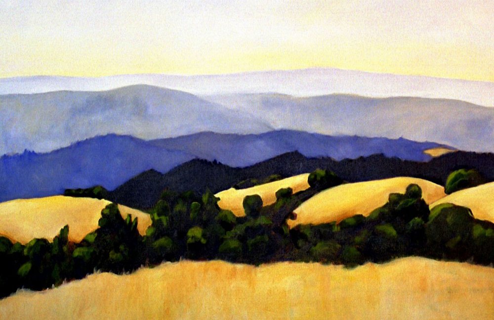 Les collines dorées et sereines - Claire Whitehead