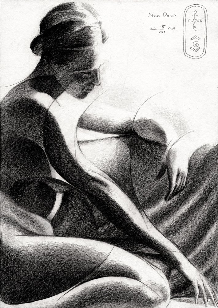 Femme en méditation - Corné Akkers