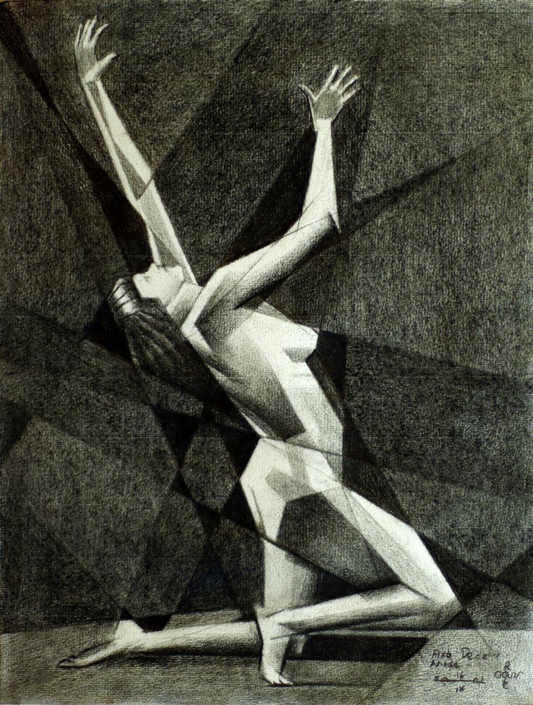 Danseuse géométrique dynamique - Corné Akkers