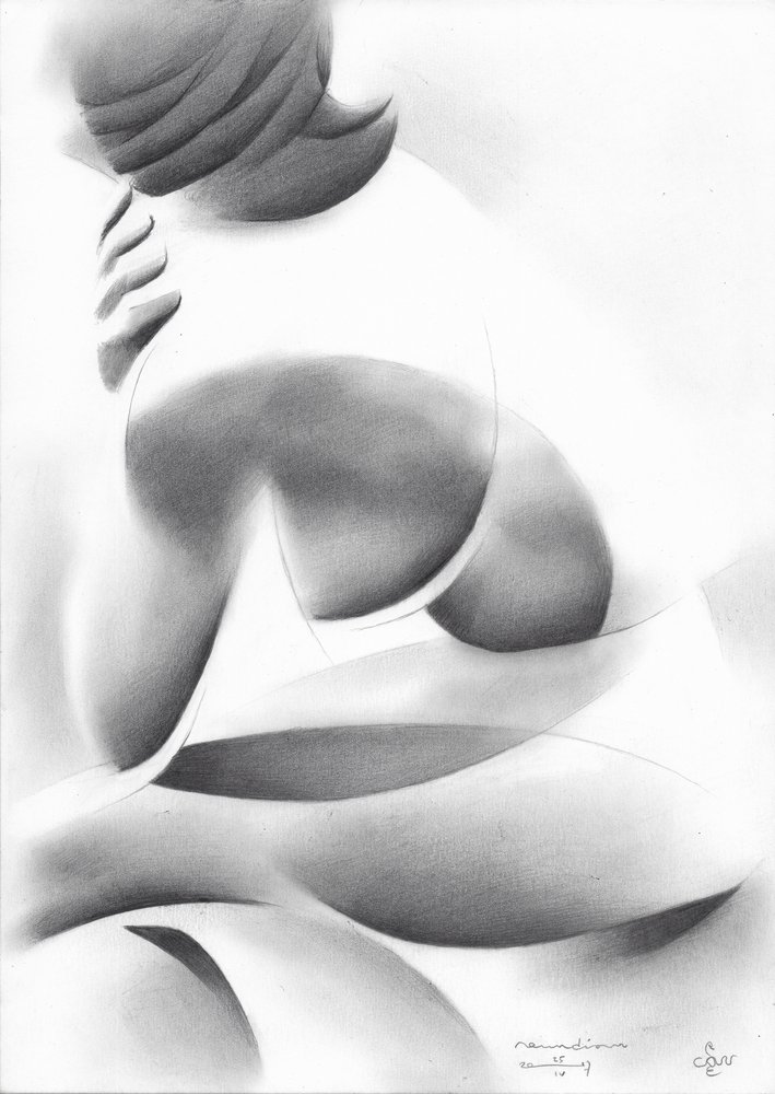 Une silhouette féminine gracieuse - Corné Akkers