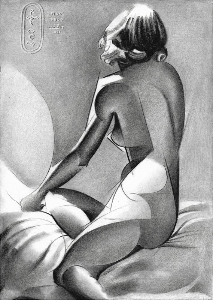 Un nu féminin gracieux - Corné Akkers
