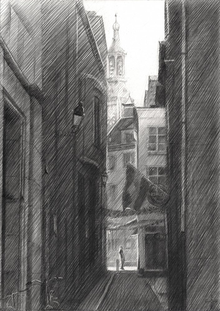 Une lueur dans une ruelle sombre - Corné Akkers