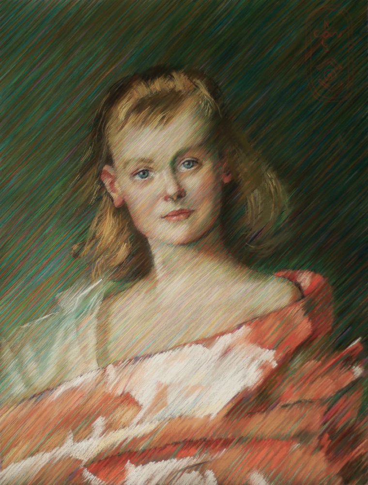 Jeune femme sereine - Corné Akkers