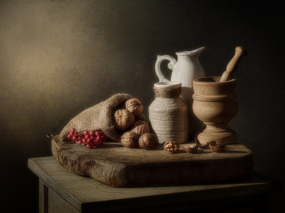 Nature morte « Récolte rustique » - Cristiano Giani