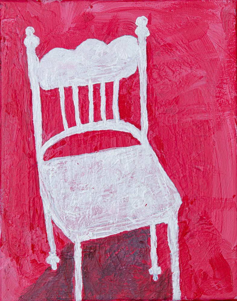 Chaise blanche classique - Dale Hefer & Family