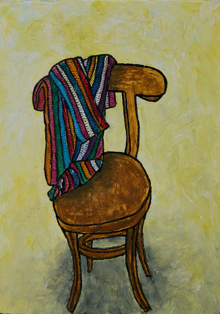 Fauteuil confortable et coloré - Dale Hefer & Family