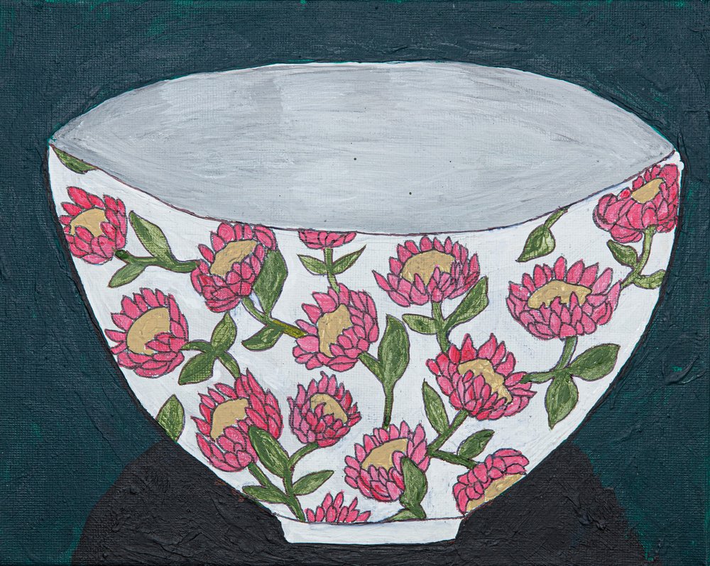 Bol décoré de motifs floraux - Dale Hefer & Family