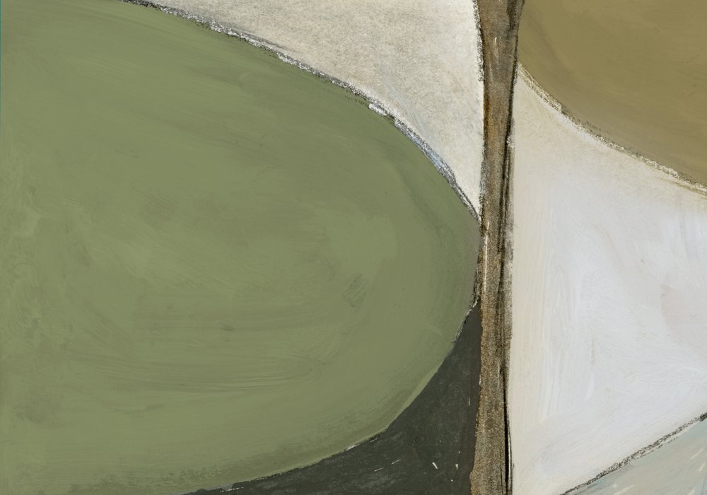 Abstraction organique calme - Dan Hobday