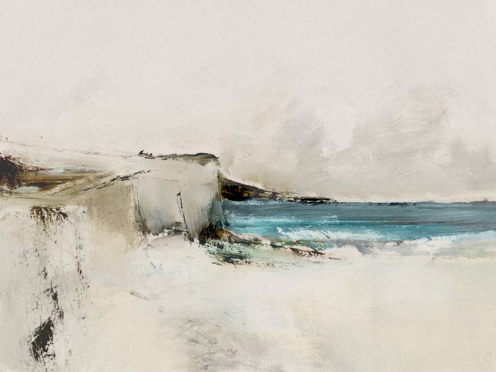Océan et falaises blanches - Dan Hobday