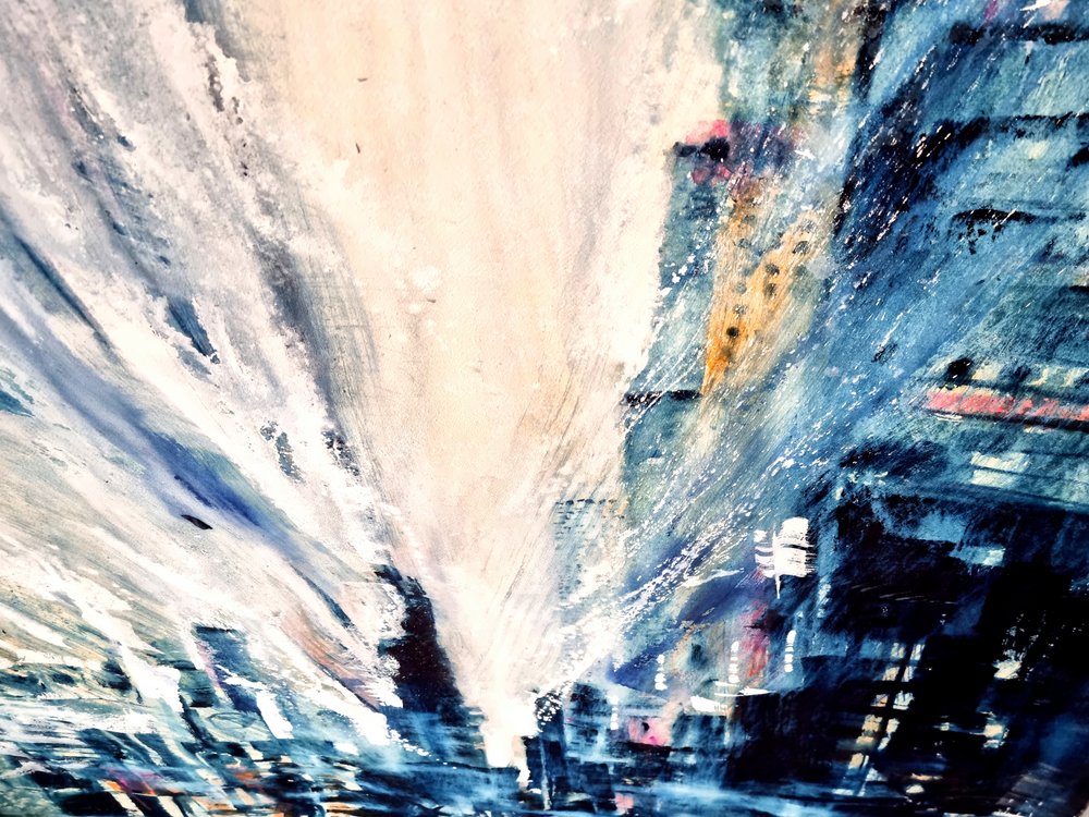Lumières nocturnes en ville - David Antonides