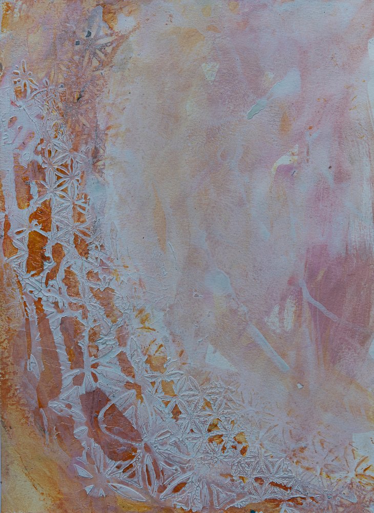 Motifs givrés aux teintes poudrées délicates - Deb Chaney