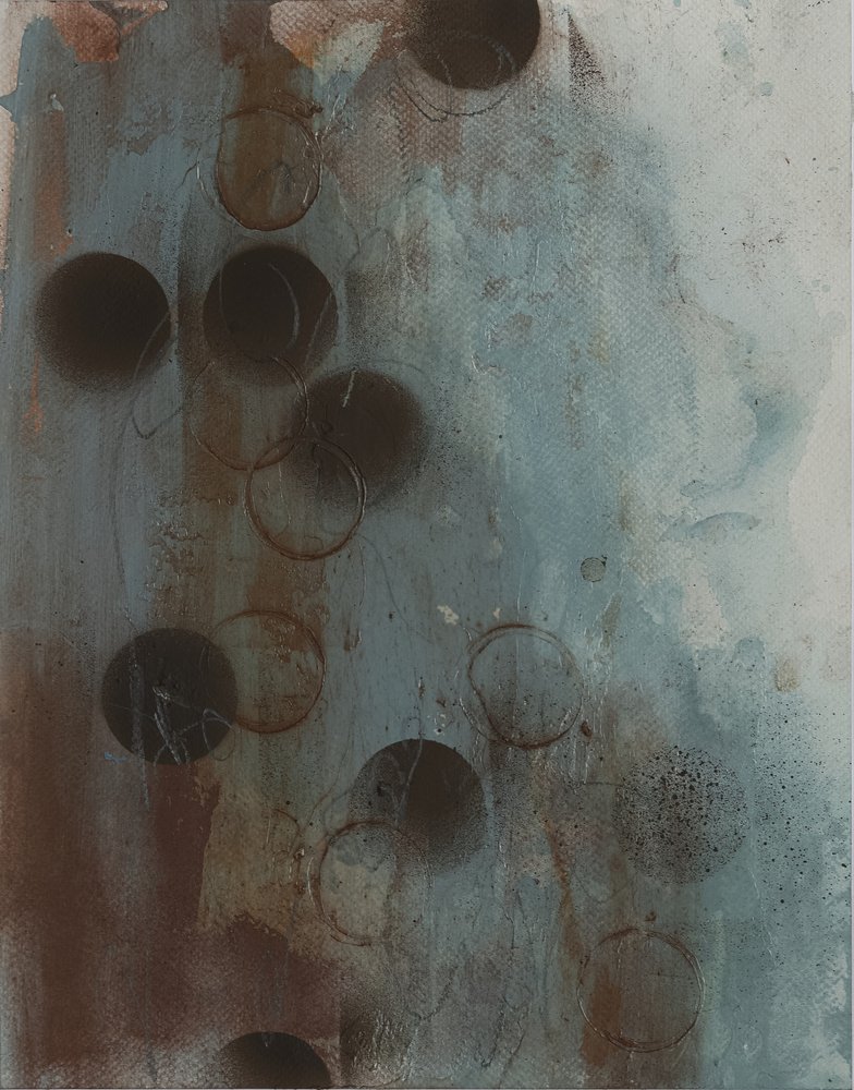 Cercles abstraits aux tons discrets - Deb Chaney