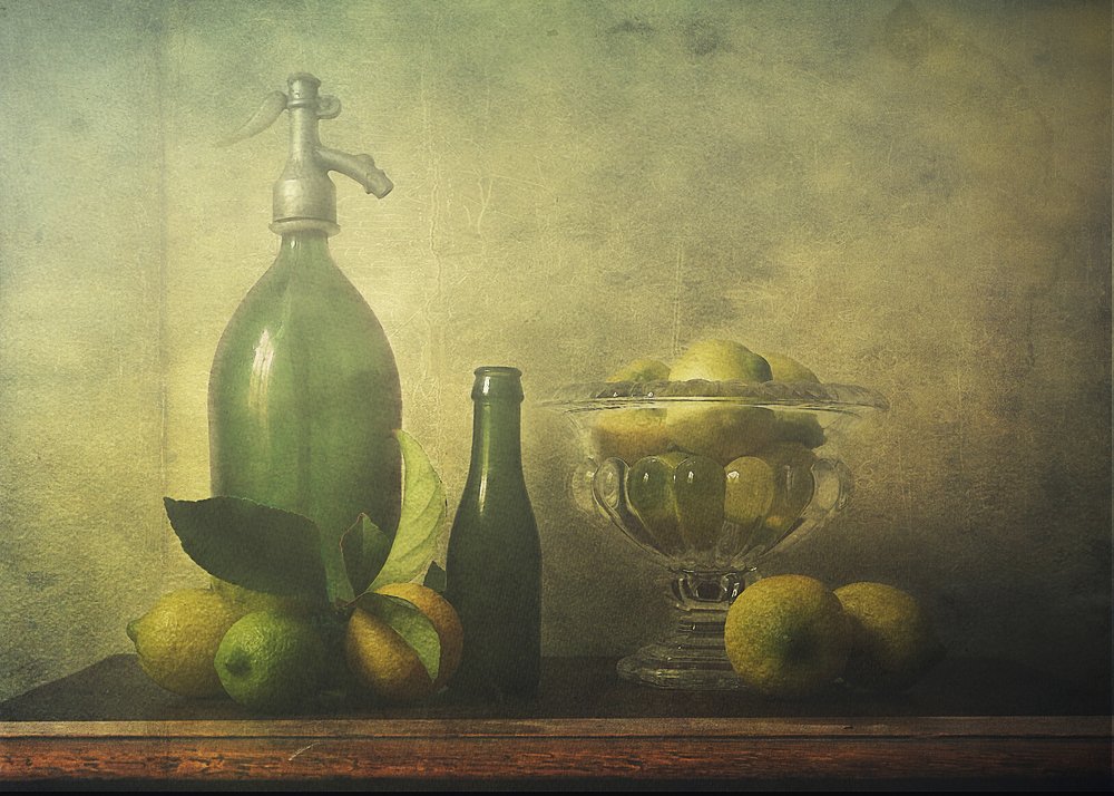Nature morte vintage aux agrumes - Deborah Gugeri
