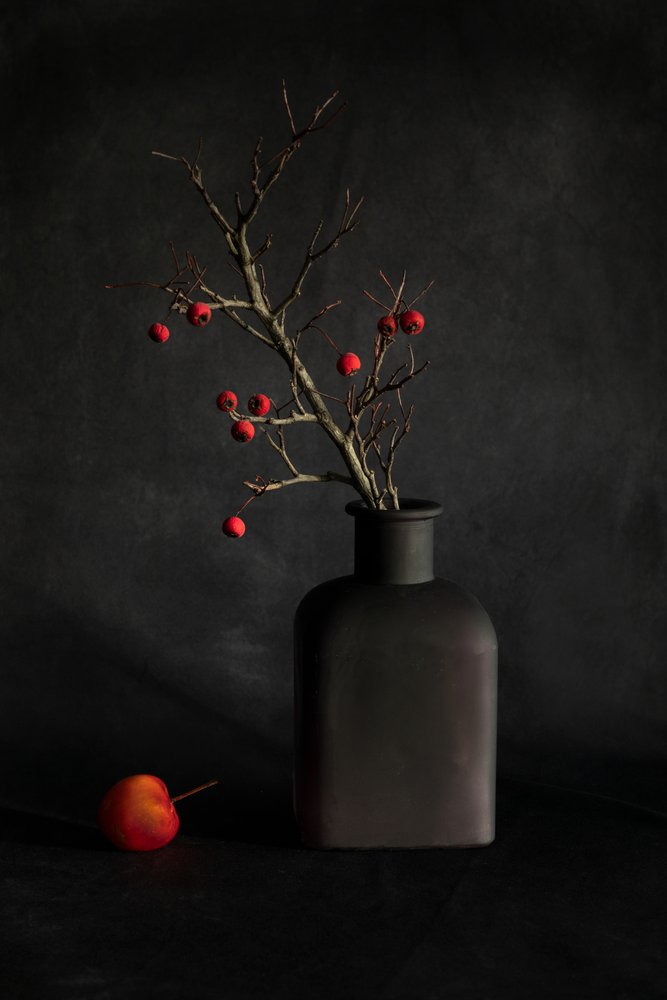 Nature morte aux baies pourpres - Dennis Zhang