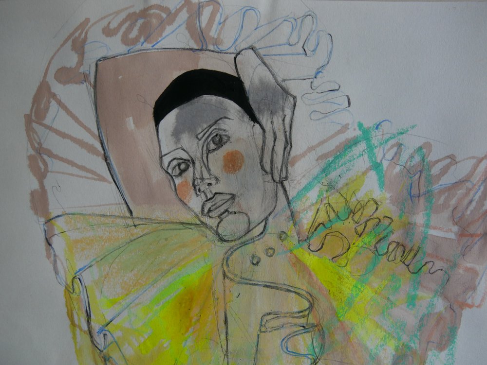 Portrait de mode abstrait - Doris Schmitz