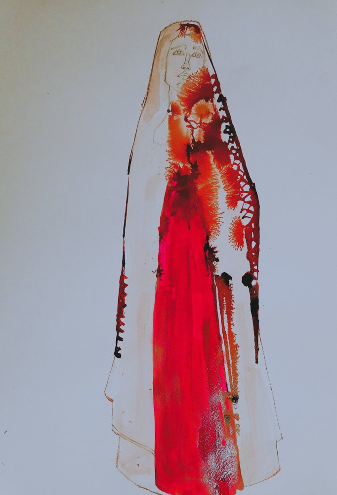 Madone rouge vif - Doris Schmitz