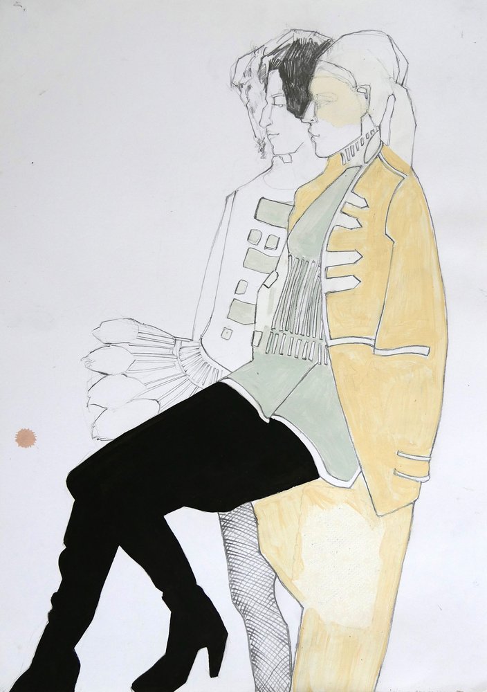 Illustration de mode chic - Doris Schmitz
