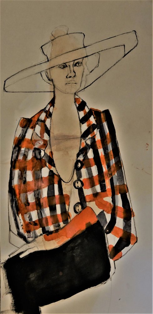 Un look chic avec une veste à carreaux - Doris Schmitz