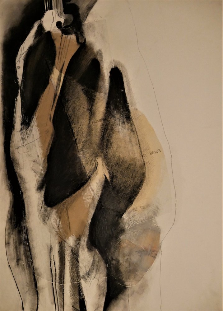 Figures abstraites drapées - Doris Schmitz