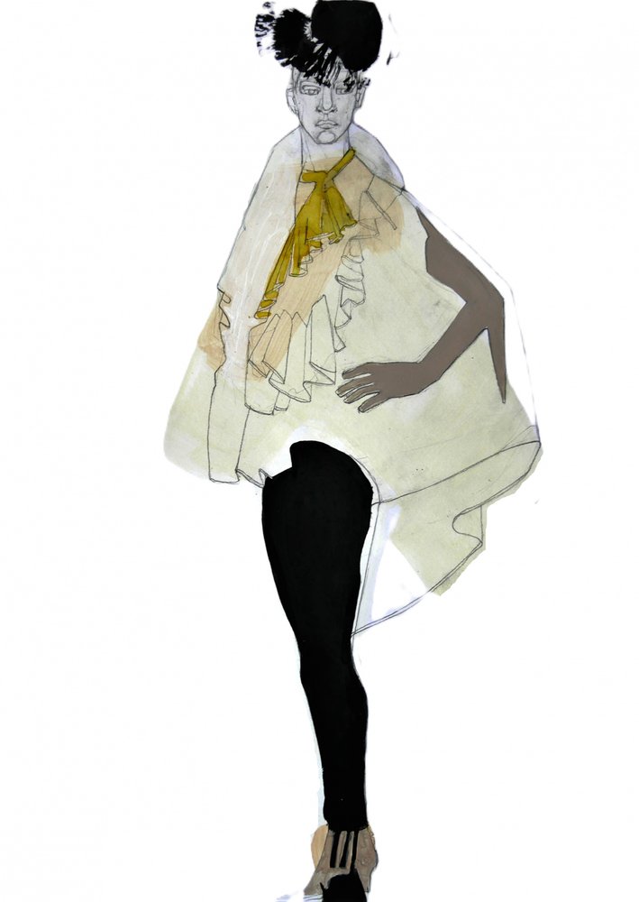 Illustration de mode élégante - Doris Schmitz