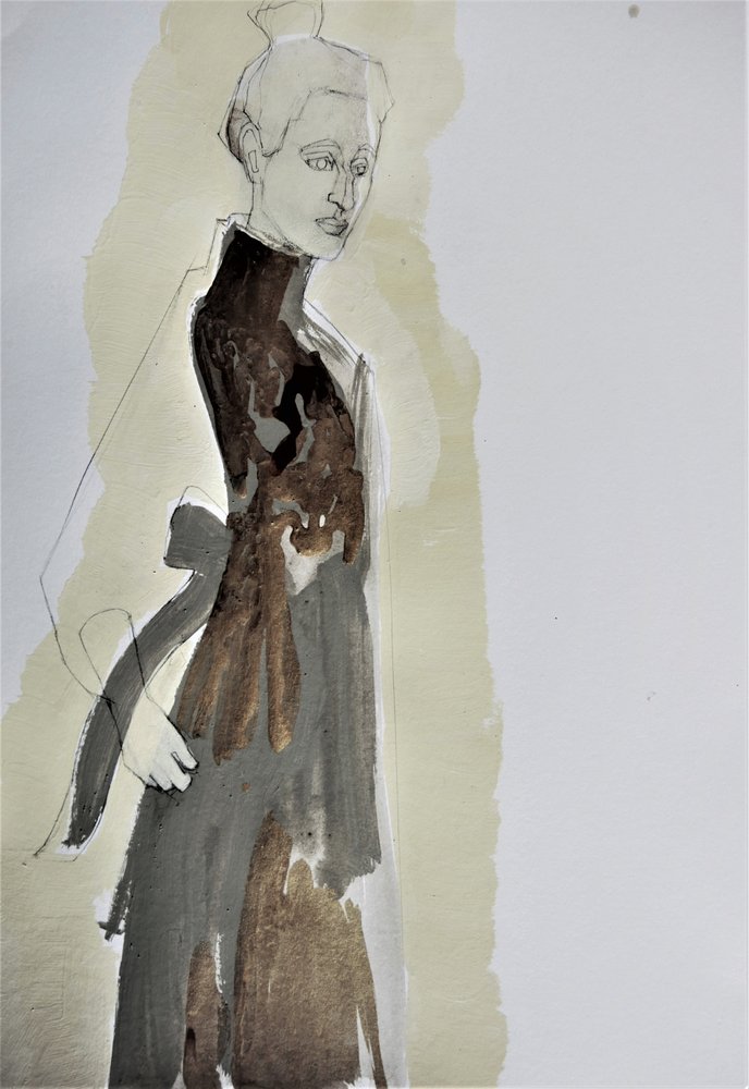 Esquisse de mode : femme élégante - Doris Schmitz