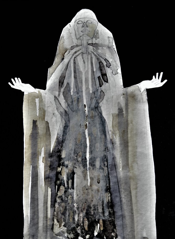 Silhouette éthérée à capuche - Doris Schmitz